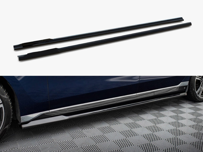 Maxton Design Side Skirt Diffusers BMW 750e M-Pack G70