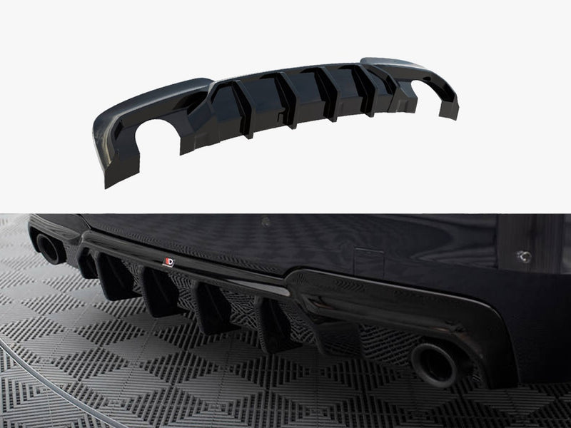 Maxton Design Rear Valance V.2 BMW 5 M-Pack F10 / F11 (Version with two single exhausts)