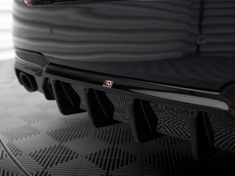 Maxton Design Rear Valance V.2 BMW 5 M-Pack F10 / F11 (Version with two single exhausts)