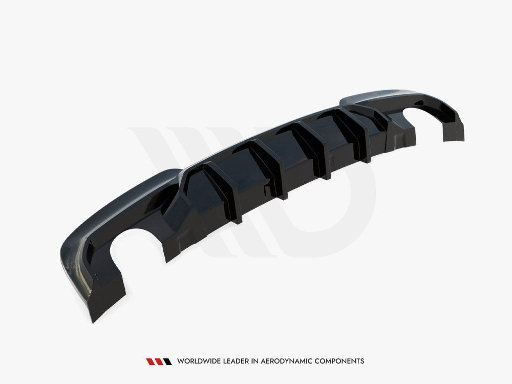 Maxton Design Rear Valance V.2 BMW 5 M-Pack F10 / F11 (Version with two single exhausts)