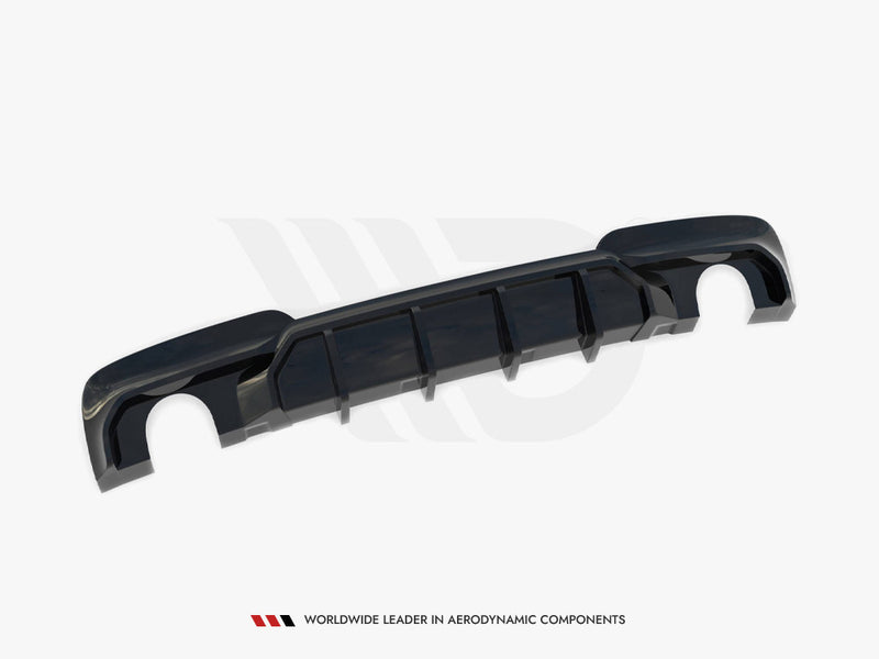 Maxton Design Rear Valance V.2 BMW 5 M-Pack F10 / F11 (Version with two single exhausts)