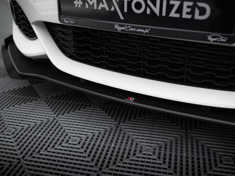 Maxton Design Street PRO Front Splitter V.3 + Flaps BMW 1 F20 M-Pack Facelift / M140i
