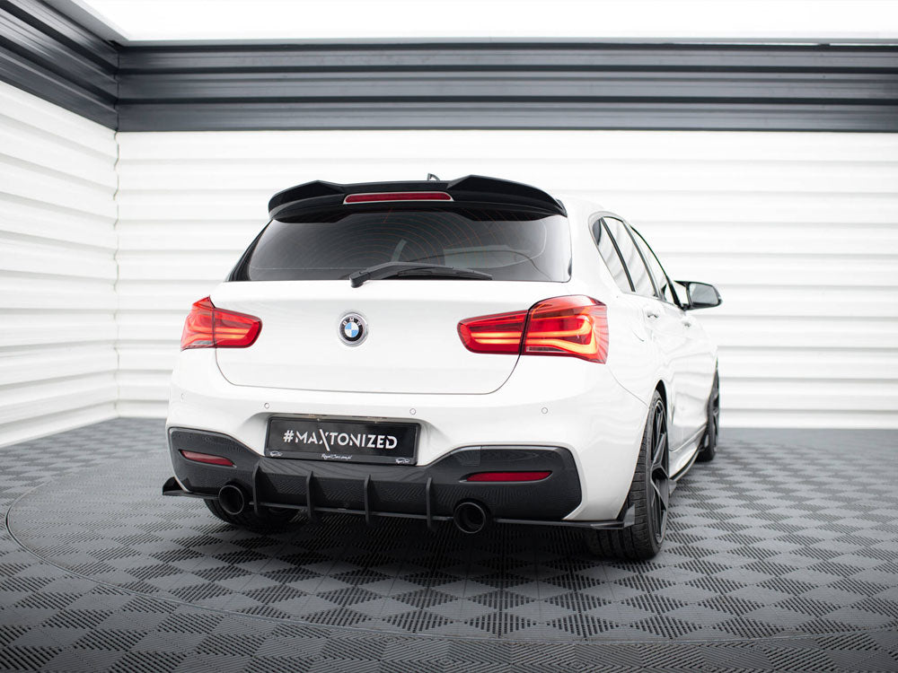 Maxton Design Street PRO Rear Side Splitters V.2 + Flaps BMW 1 F20 M140i