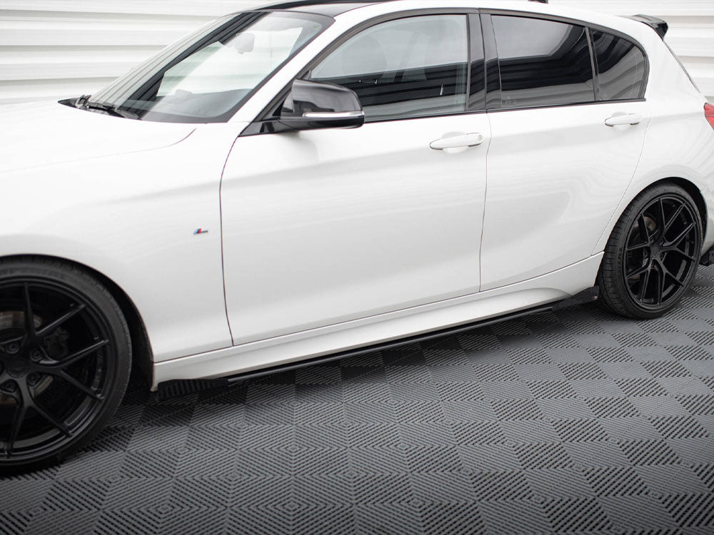 Maxton Design Street PRO Side Skirts Diffusers V.2 + Flaps BMW 1 F20 M135i / M140i / M-Pack