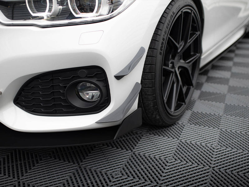 Maxton Design Front Bumper Wings (Canards) BMW 1 M-Pack / M140i F20 Facelift