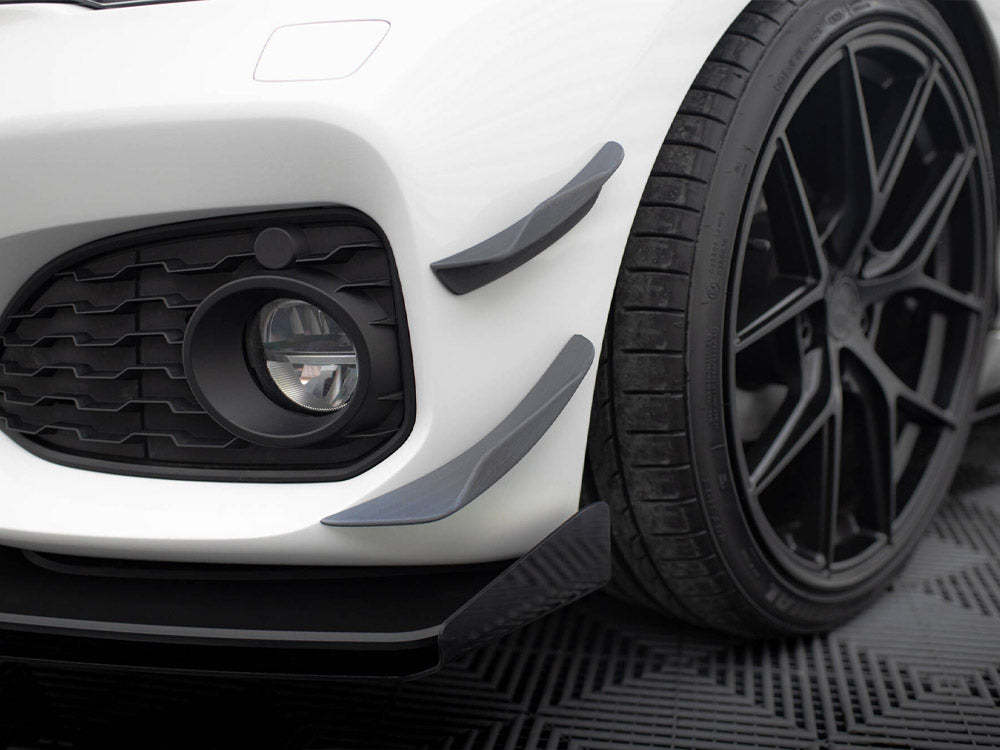 Maxton Design Front Bumper Wings (Canards) BMW 1 M-Pack / M140i F20 Facelift