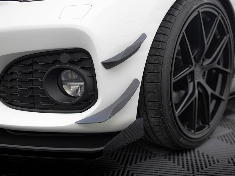 Maxton Design Front Bumper Wings (Canards) BMW 1 M-Pack / M140i F20 Facelift