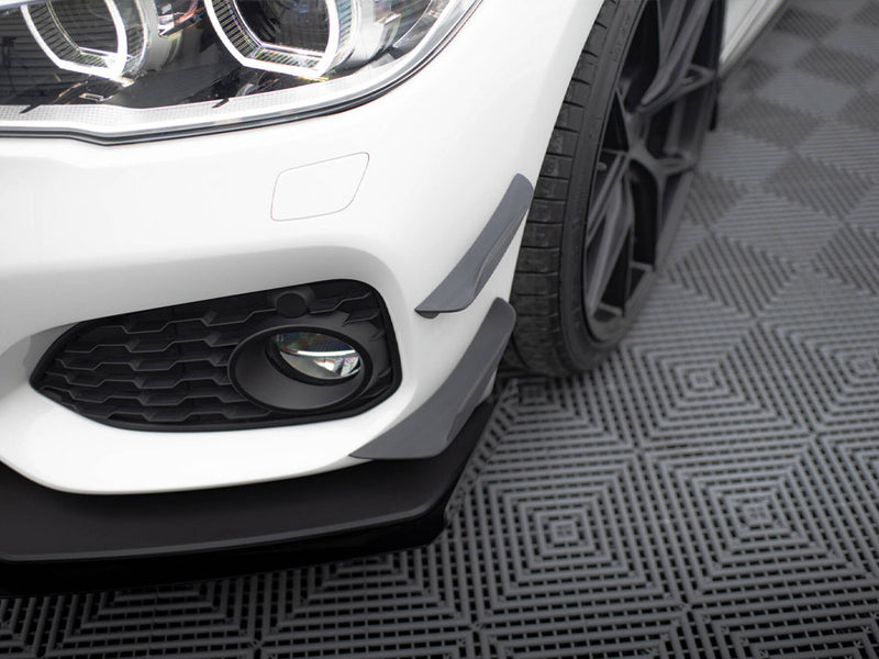 Maxton Design Front Bumper Wings (Canards) BMW 1 M-Pack / M140i F20 Facelift