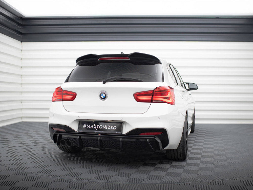 Maxton Design Rear Valance V.3 BMW 1 M-Pack F20 Facelift (Single side dual exhaust version)