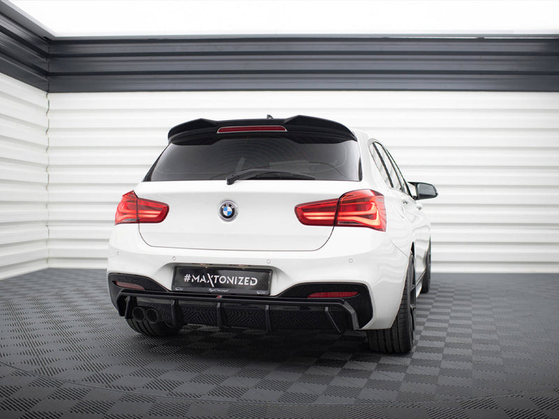 Maxton Design Rear Valance V.3 BMW 1 M-Pack F20 Facelift (Single side dual exhaust version)