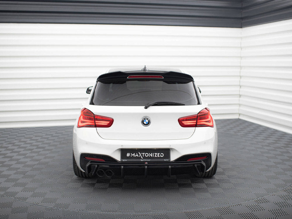 Maxton Design Rear Valance V.3 BMW 1 M-Pack F20 Facelift (Single side dual exhaust version)