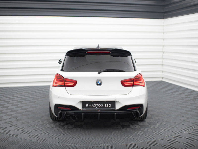 Maxton Design Rear Valance V.3 BMW 1 M-Pack F20 Facelift (Single side dual exhaust version)