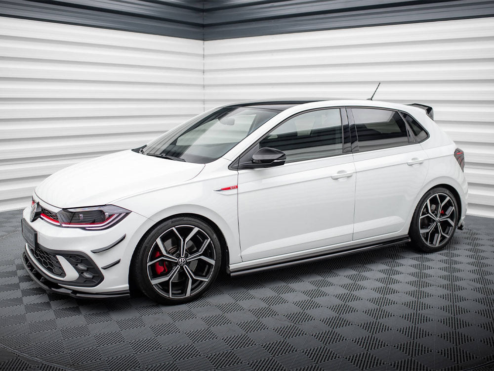 Maxton Design Side Skirts Diffusers Volkswagen Polo GTI Mk6 Facelift