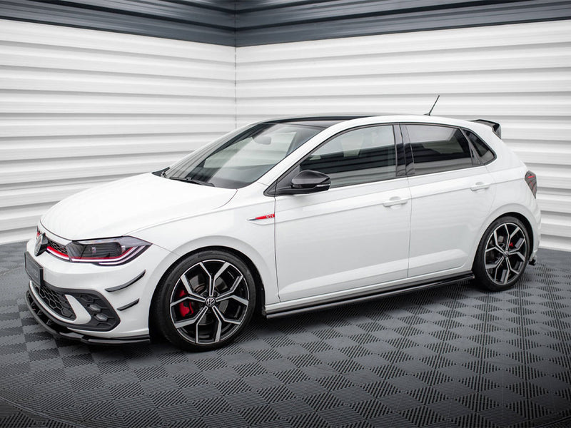 Maxton Design Side Skirts Diffusers Volkswagen Polo GTI Mk6 Facelift