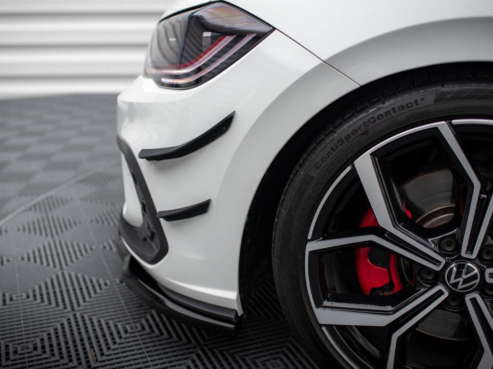 Maxton Design Front Bumper Wings (Canards) Volkswagen Polo GTI Mk6 Facelift