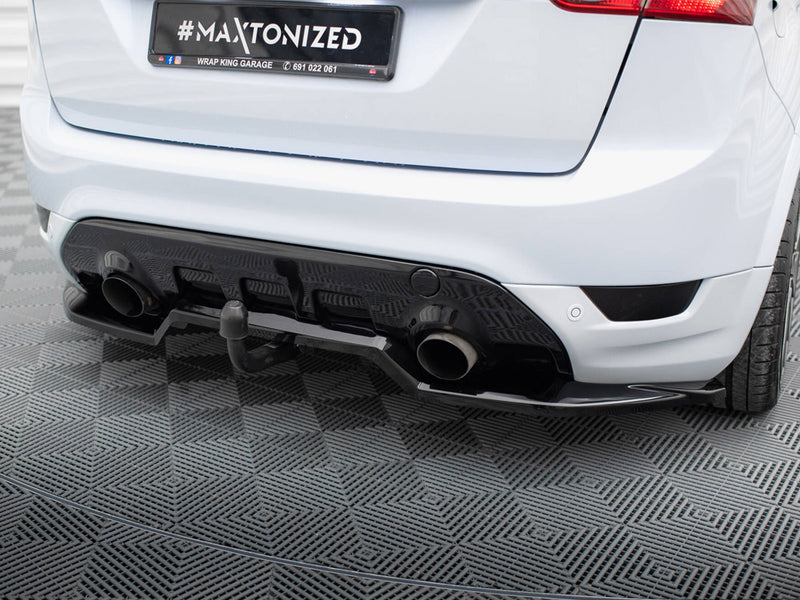 Maxton Design Central Rear Splitter (Vertical Bars) Ford Kuga ST Mk1