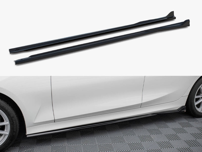 Maxton Design Side Skirts Diffusers BMW 3 Sedan / Touring G20 / G21 Facelift