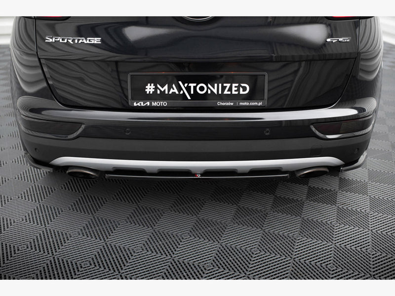 Maxton Design Central Rear Splitter KIA Sportage Mk4 GT-Line