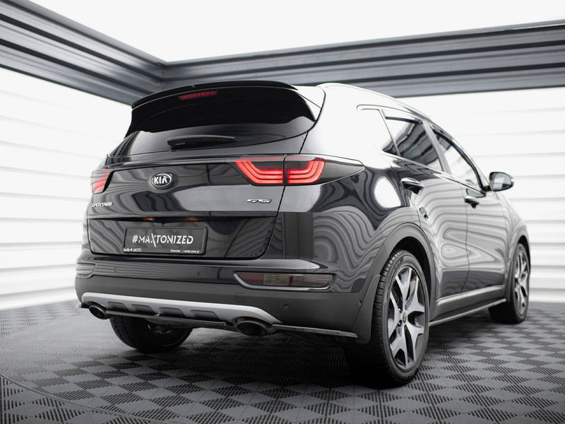 Maxton Design Rear Side Splitters KIA Sportage Mk4 GT-Line - Carbon Look