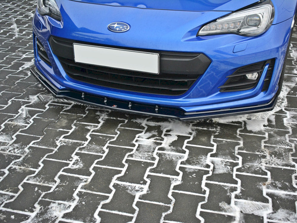 Maxton Design Front Splitter V.1 Subaru BRZ Mk1 Facelift - Textured