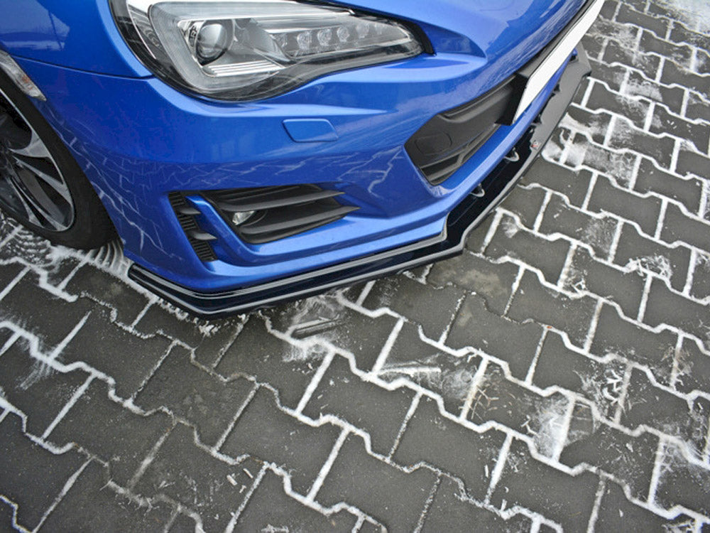 Maxton Design Front Splitter V.1 Subaru BRZ Mk1 Facelift - Carbon Look
