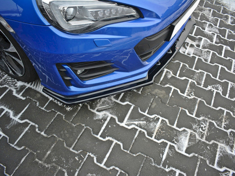 Maxton Design Front Splitter V.1 Subaru BRZ Mk1 Facelift - Carbon Look