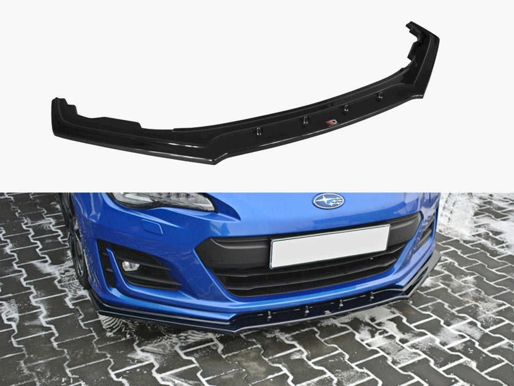 Maxton Design Front Splitter V.1 Subaru BRZ Mk1 Facelift - Textured
