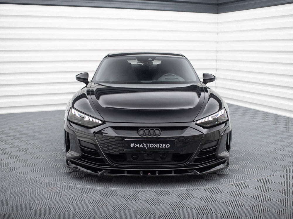 Maxton Design Front Splitter V.1 Audi e-Tron GT / RS GT Mk1