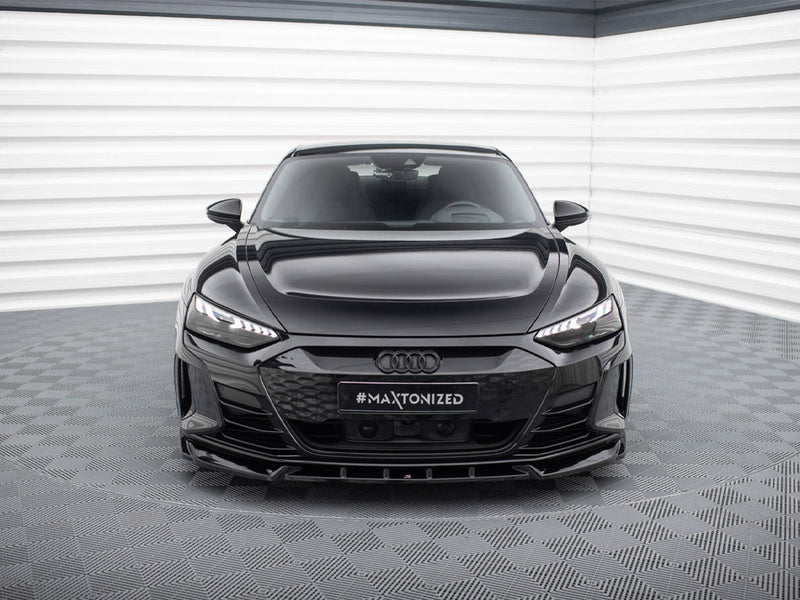 Maxton Design Front Splitter V.1 Audi e-Tron GT / RS GT Mk1