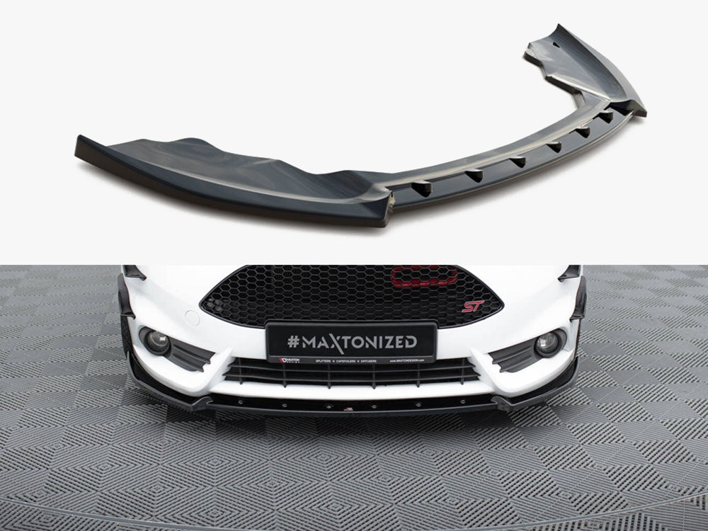 Maxton Design Front Splitter V.4 Ford Fiesta ST Mk7 Facelift