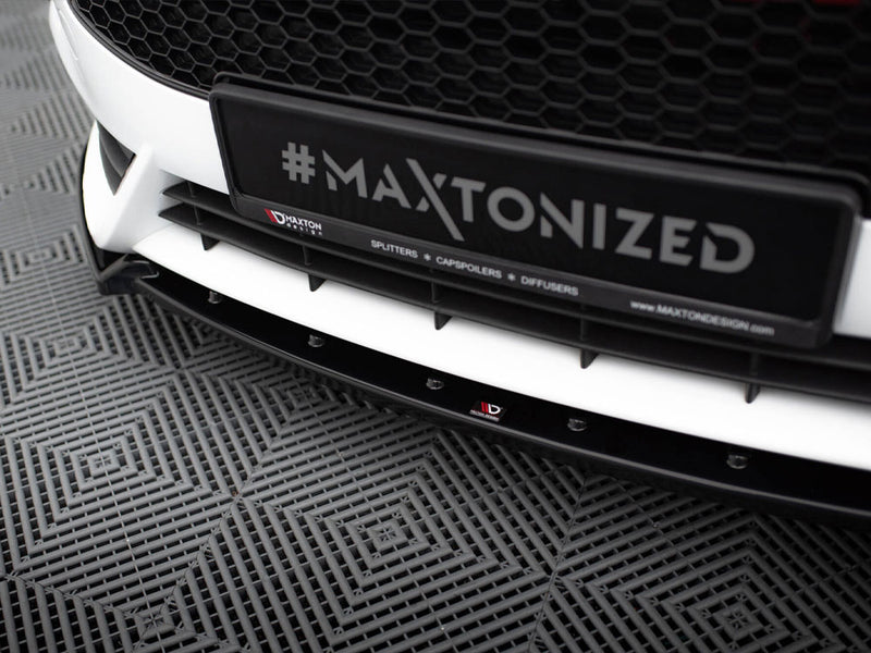 Maxton Design Front Splitter V.4 Ford Fiesta ST Mk7 Facelift