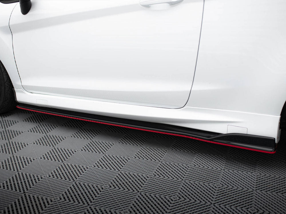 Maxton Design Side Skirts Diffusers V.3 Ford Fiesta ST / ST-Line Mk7 / Mk7 FL