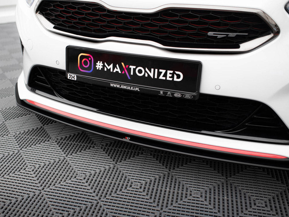 Maxton Design Street PRO Front Splitter Kia Ceed GT Mk3 / Proceed Mk1