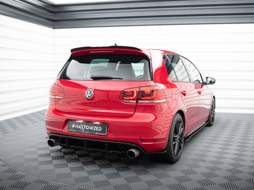 Maxton Design Rear Diffuser & Rear Side Splitters VW Golf Mk6 GTI / 35TH