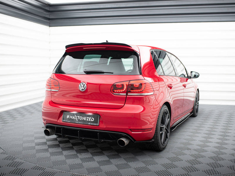Maxton Design Rear Diffuser & Rear Side Splitters VW Golf Mk6 GTI / 35TH