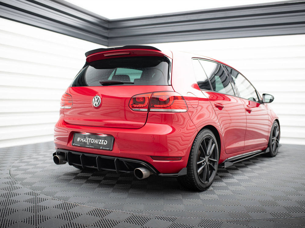 Maxton Design Street PRO Rear Side Splitters + Flaps VW Golf GTI Mk6