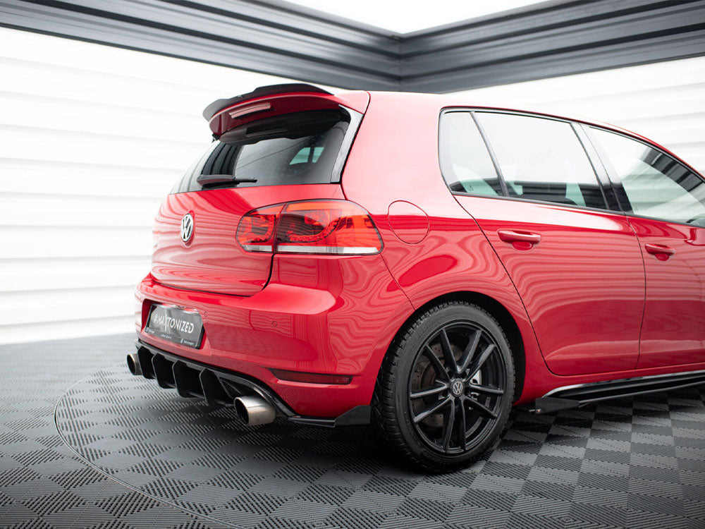 Maxton Design Street PRO Rear Side Splitters + Flaps VW Golf GTI Mk6
