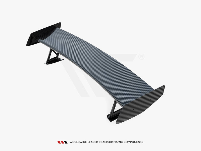 Maxton Design Carbon Spoiler With External Brackets Uprights + LED BMW M2 F87
