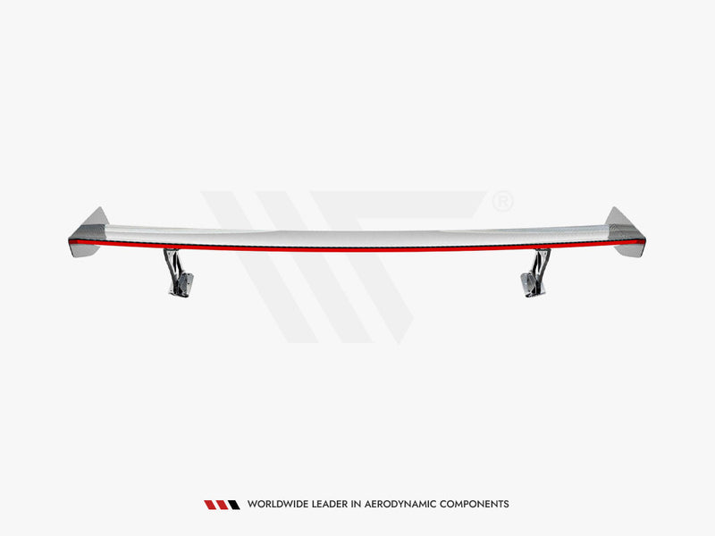 Maxton Design Carbon Spoiler With External Brackets Uprights + LED BMW M2 F87