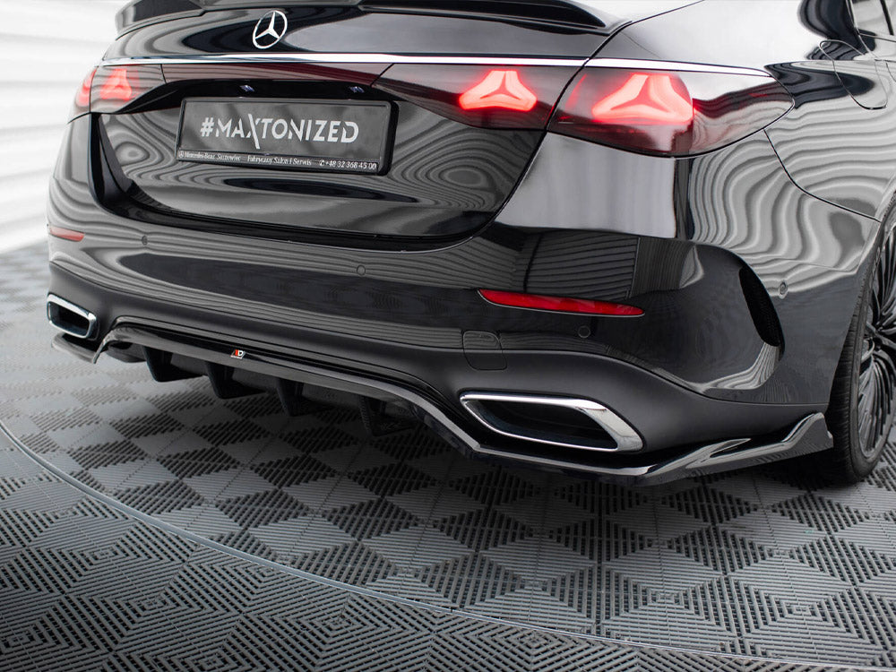 Maxton Design Rear Splitter (Vertical Bars) Mercedes-Benz E AMG-Line W214