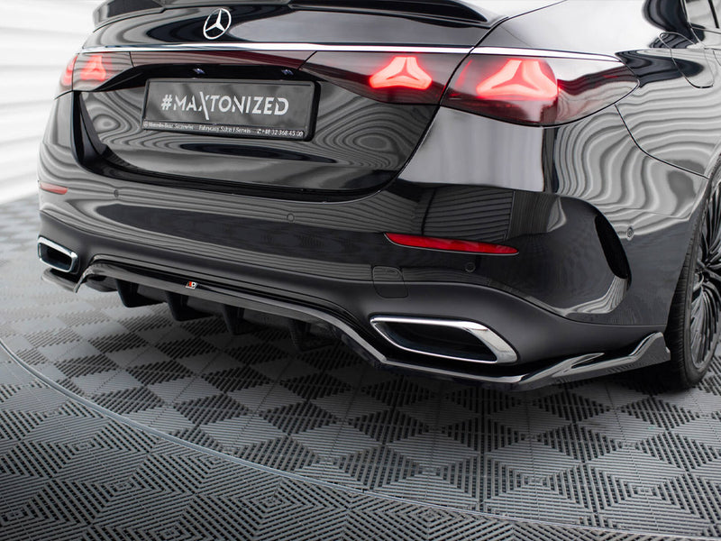 Maxton Design Rear Splitter (Vertical Bars) Mercedes-Benz E AMG-Line W214