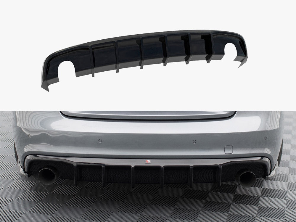 Maxton Design Rear Valance Audi S5 / A5 S-Line 8T Facelift (Version with single exhausts on both sides)