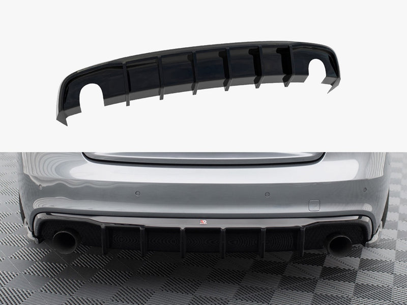 Maxton Design Rear Valance Audi S5 / A5 S-Line 8T Facelift (Version with single exhausts on both sides)