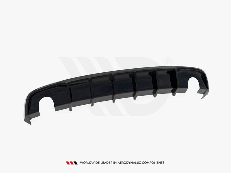 Maxton Design Rear Valance Audi S5 / A5 S-Line 8T Facelift (Version with single exhausts on both sides)