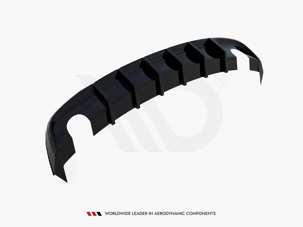 Maxton Design Rear Valance Audi S5 / A5 S-Line 8T Facelift (Version with single exhausts on both sides)