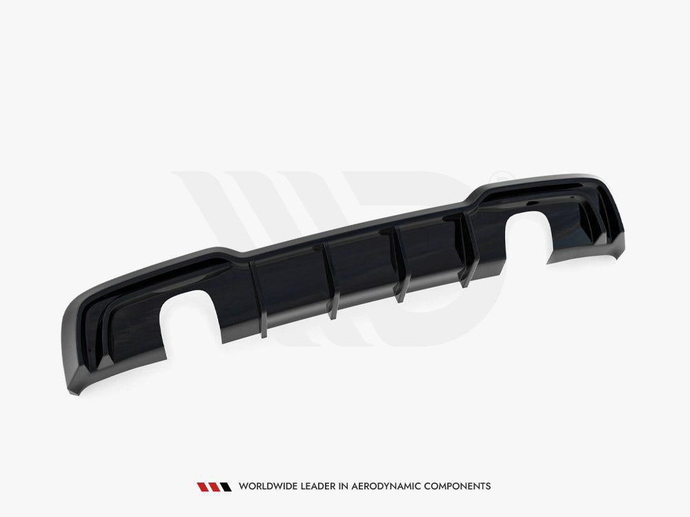 Maxton Design Rear Valance Audi A3 S-Line Sportback 8V Facelift (Version with single exhausts on both sides)
