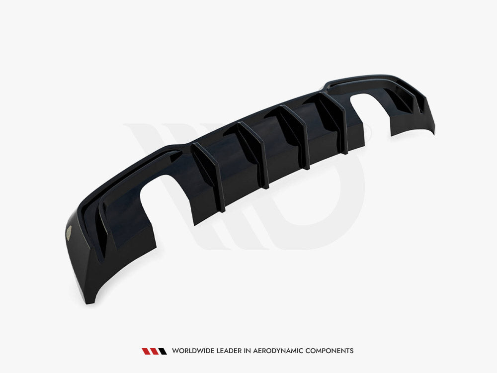 Maxton Design Rear Valance Audi A3 S-Line Sportback 8V Facelift (Version with single exhausts on both sides)