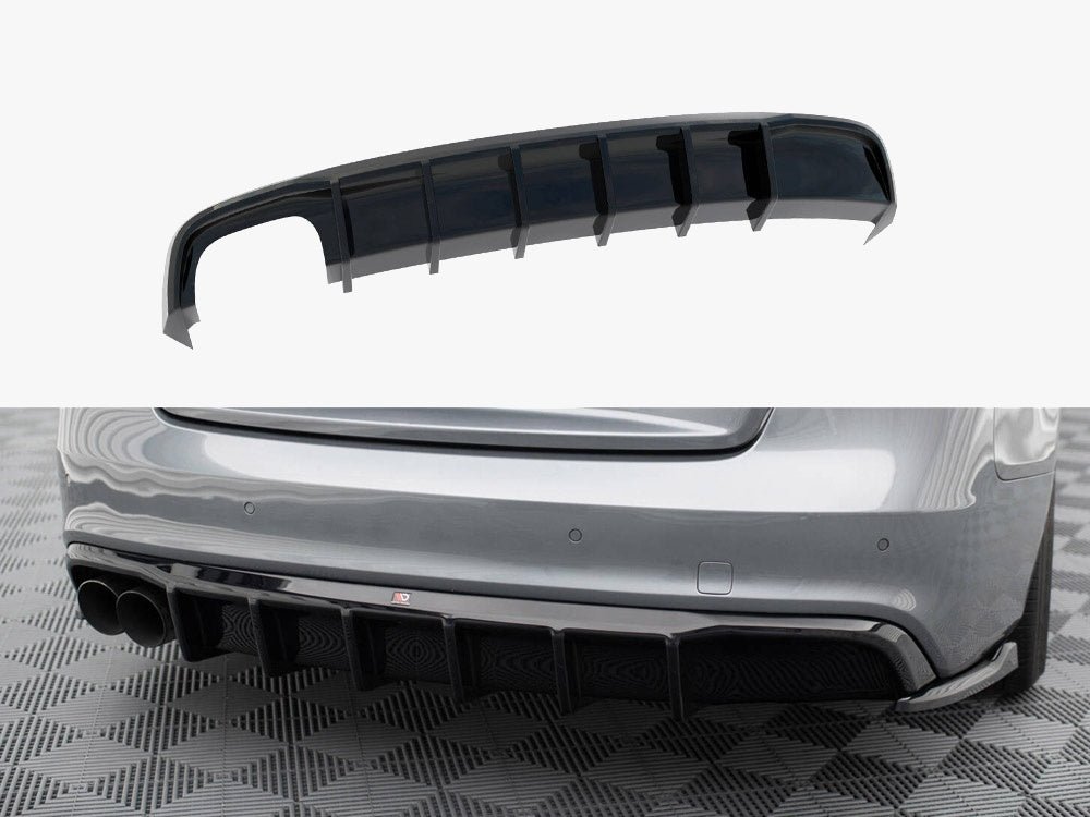 Maxton Design Rear Valance Audi S5 / A5 S-Line 8T Facelift (Single side dual exhaust version)