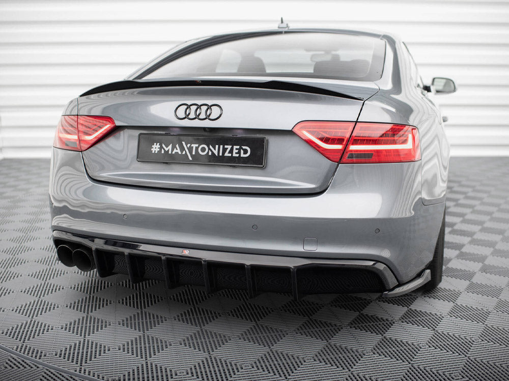 Maxton Design Rear Valance Audi S5 / A5 S-Line 8T Facelift (Single side dual exhaust version)