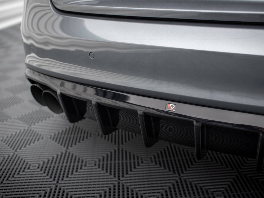 Maxton Design Rear Valance Audi S5 / A5 S-Line 8T Facelift (Single side dual exhaust version)